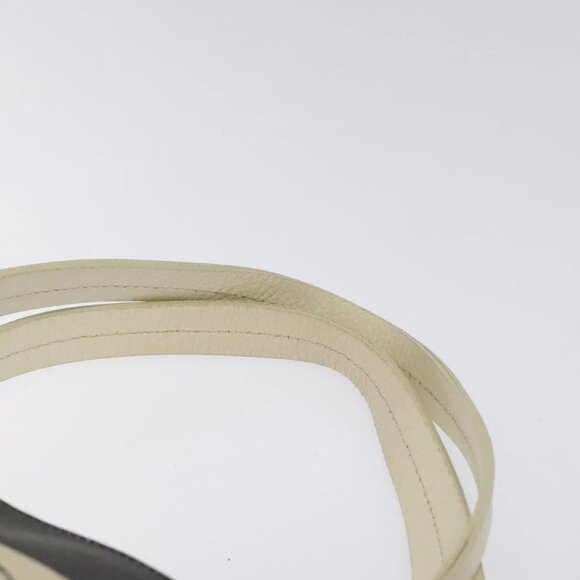 BURBERRY Blue Label Shoulder Bag Canvas Black White Auth ti3081 - Picture 9 of 16